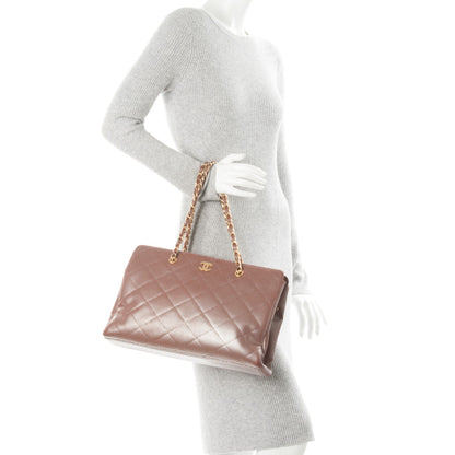 Chanel Metallic Caviar Quilted Shopping Tote Brown 2 of 8
