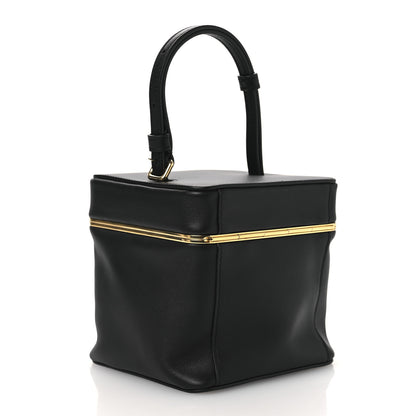 Celine Supple Calfskin Cube Frame Bag Black 3 of 12