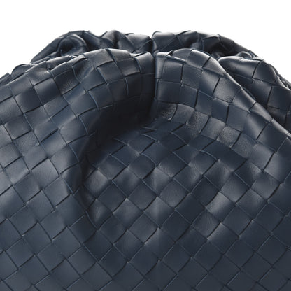 Bottega Veneta Nappa Maxi Intrecciato The Pouch Oversized Clutch Deep Blue 8 of 8