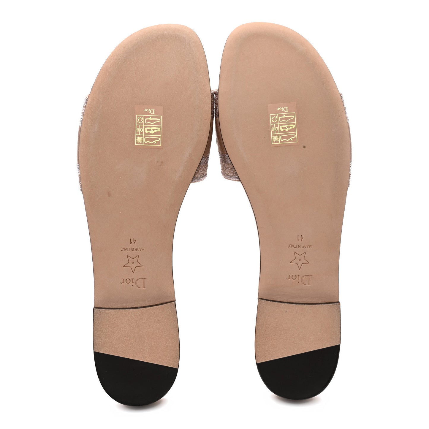 Cotton Embroidered Dway Mules Slide Sandals 41 Rose Des Vents