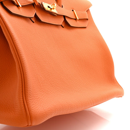 Hermes Togo BIRKIN 35 Orange 11 of 12