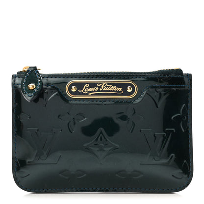 Louis Vuitton Vernis Key Pouch Blue Nuit 1 of 6