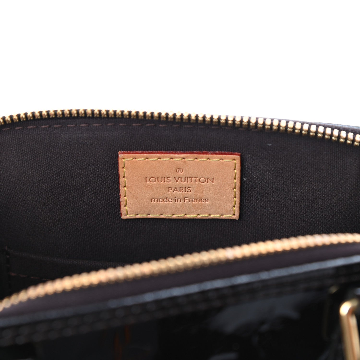 Louis Vuitton Vernis Alma BB Amarante 6 of 8