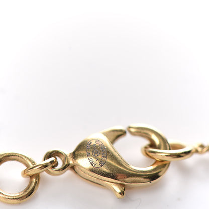 Chanel CC Necklace Matte Gold 5 of 5