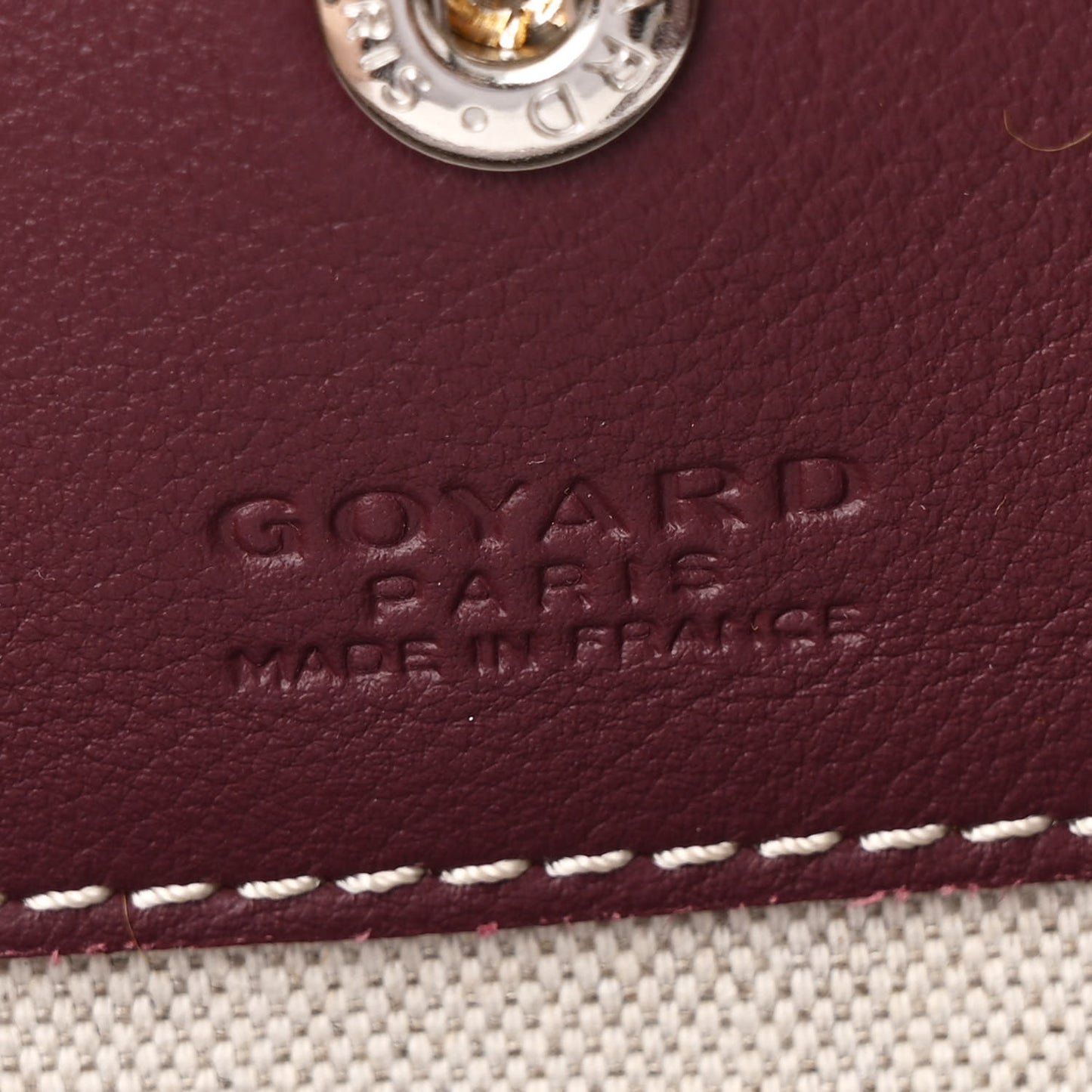 Goyardine Reversible Anjou GM Burgundy