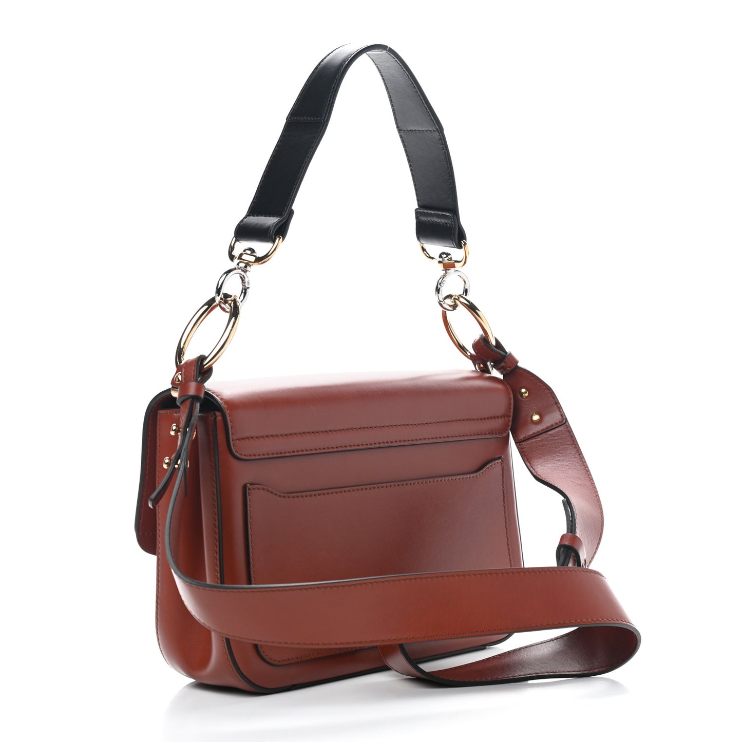 Calfskin Small C Double Carry Sepia Brown