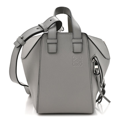 Loewe Grained Calfskin Mini Hammock Shoulder Bag Pearl Grey 1 of 10