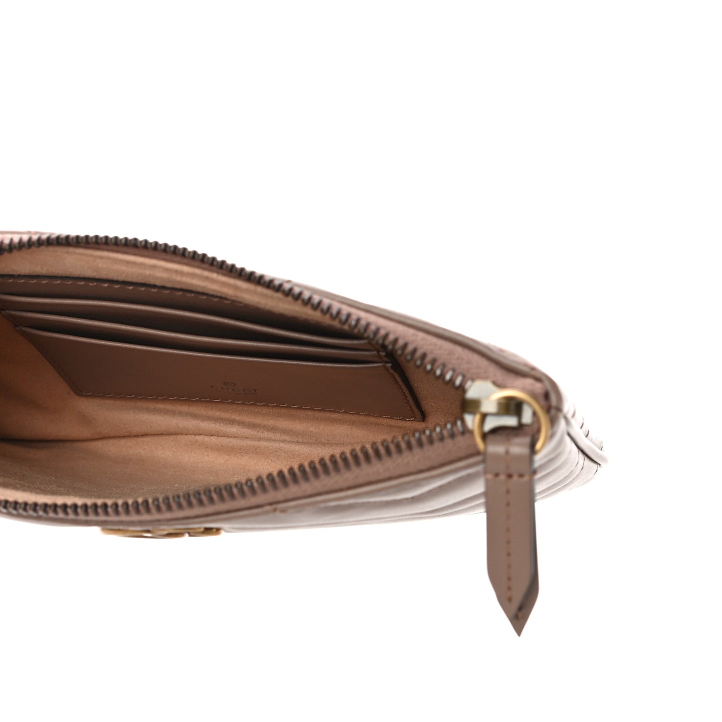 Calfskin Matelasse GG Marmont Wrist Wallet Porcelain Rose
