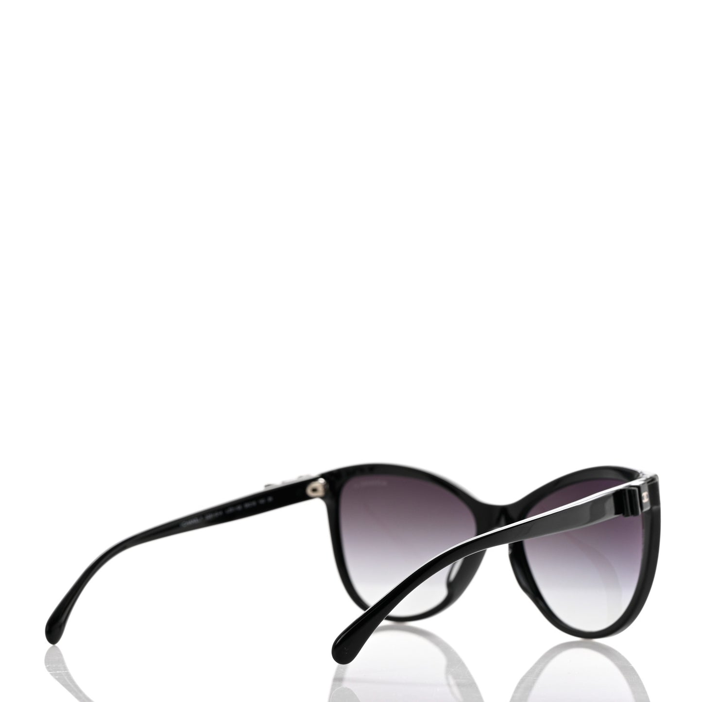 Acetate CC Bow Sunglasses Black