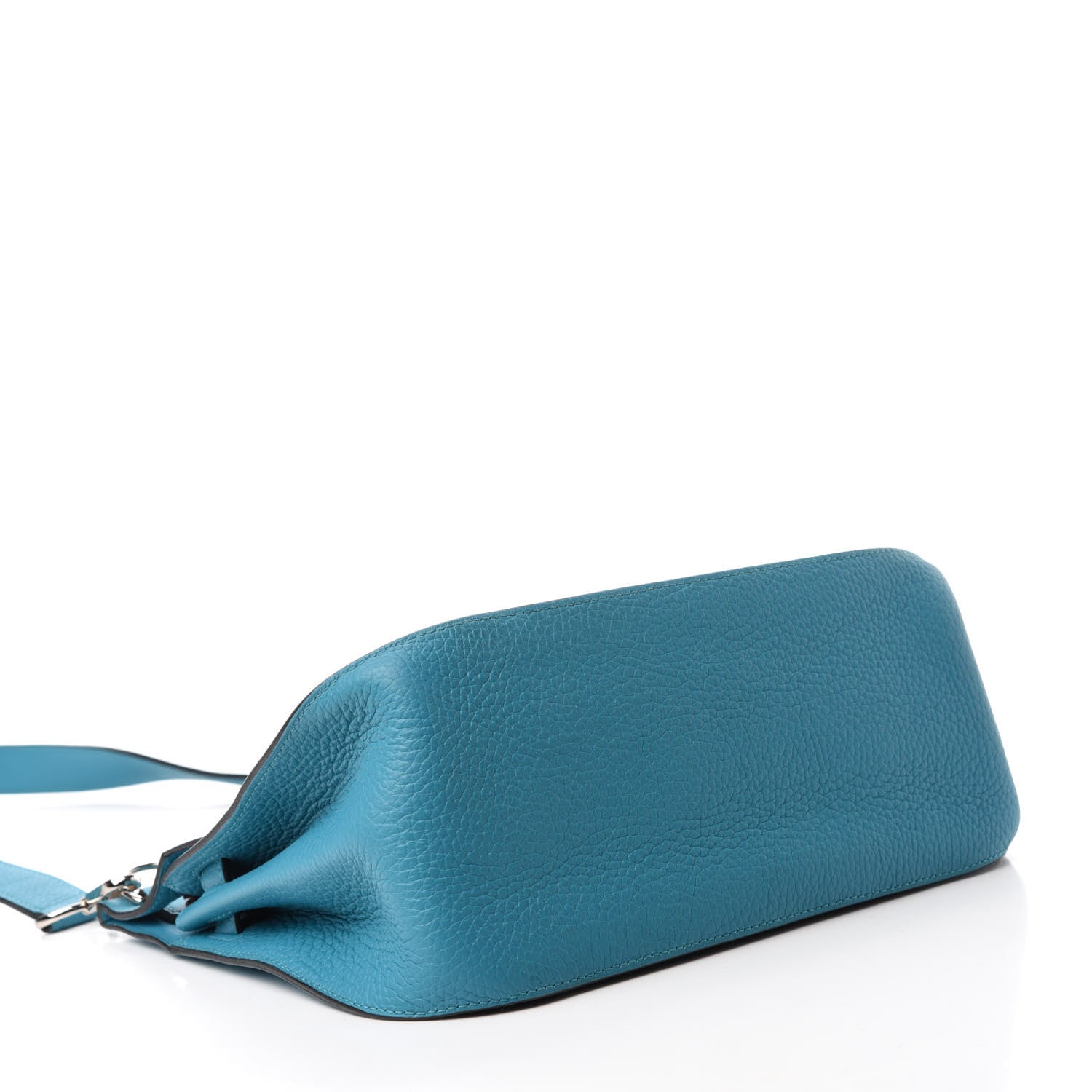 Hermes Taurillon Clemence Jypsiere 28 Turquoise 4 of 10