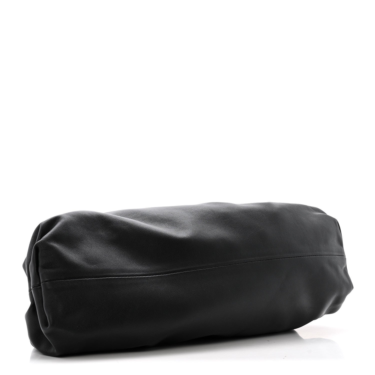 Bottega Veneta Smooth Butter Calf The Pouch Oversized Clutch Black 4 of 11