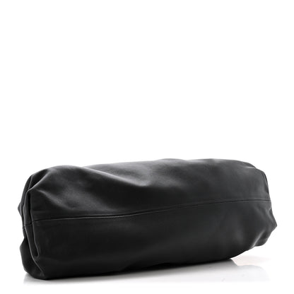 Bottega Veneta Smooth Butter Calf The Pouch Oversized Clutch Black 4 of 11