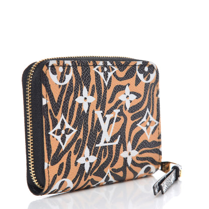 Louis Vuitton Monogram Giant Jungle Zippy Coin Purse Black 3 of 7