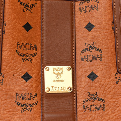 MCM Visetos Large Liz Reversible Shopper Tote Cognac 10 of 15