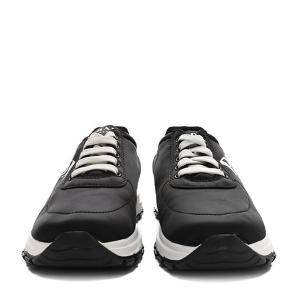 Prada Nylon Gabardine Logo Sneakers 41 Black 3 of 9
