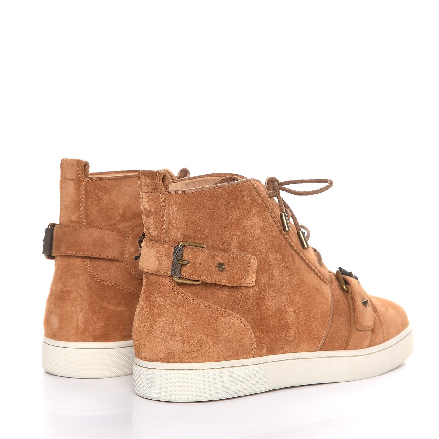Mens Veau Velours Flat Nono Sneakers 45 Safari