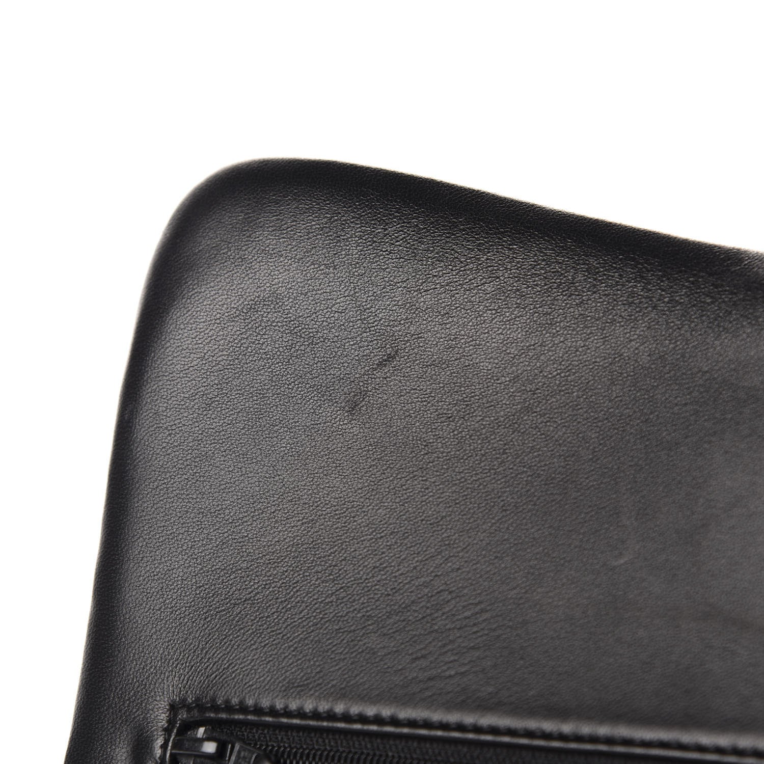 Chanel Lambskin Chevron Quilted Jumbo Double Flap So Black 12 of 19