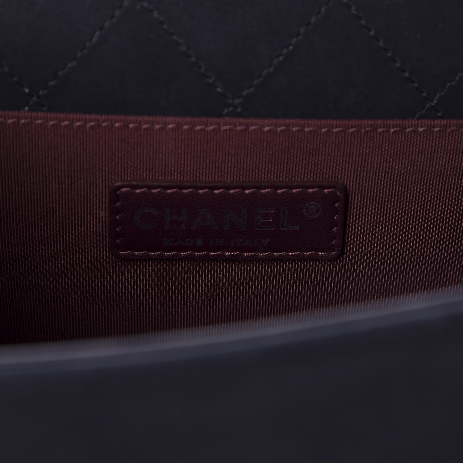 Chanel Shearling Iridescent Calfskin Medium Boy Flap Navy 7 of 10