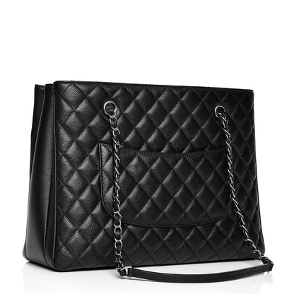 Chanel Caviar Quilted Urban Companion Shopping Tote Black 3 of 7