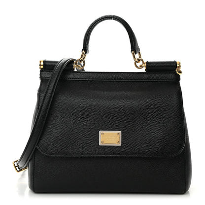Dolce & Gabbana Dauphine Small Miss Sicily Satchel Black 1 of 20