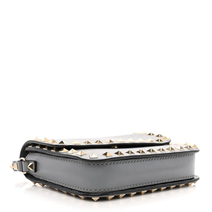 Valentino Garavani Vitello Rockstud Flap Crossbody Bag Stone 4 of 11