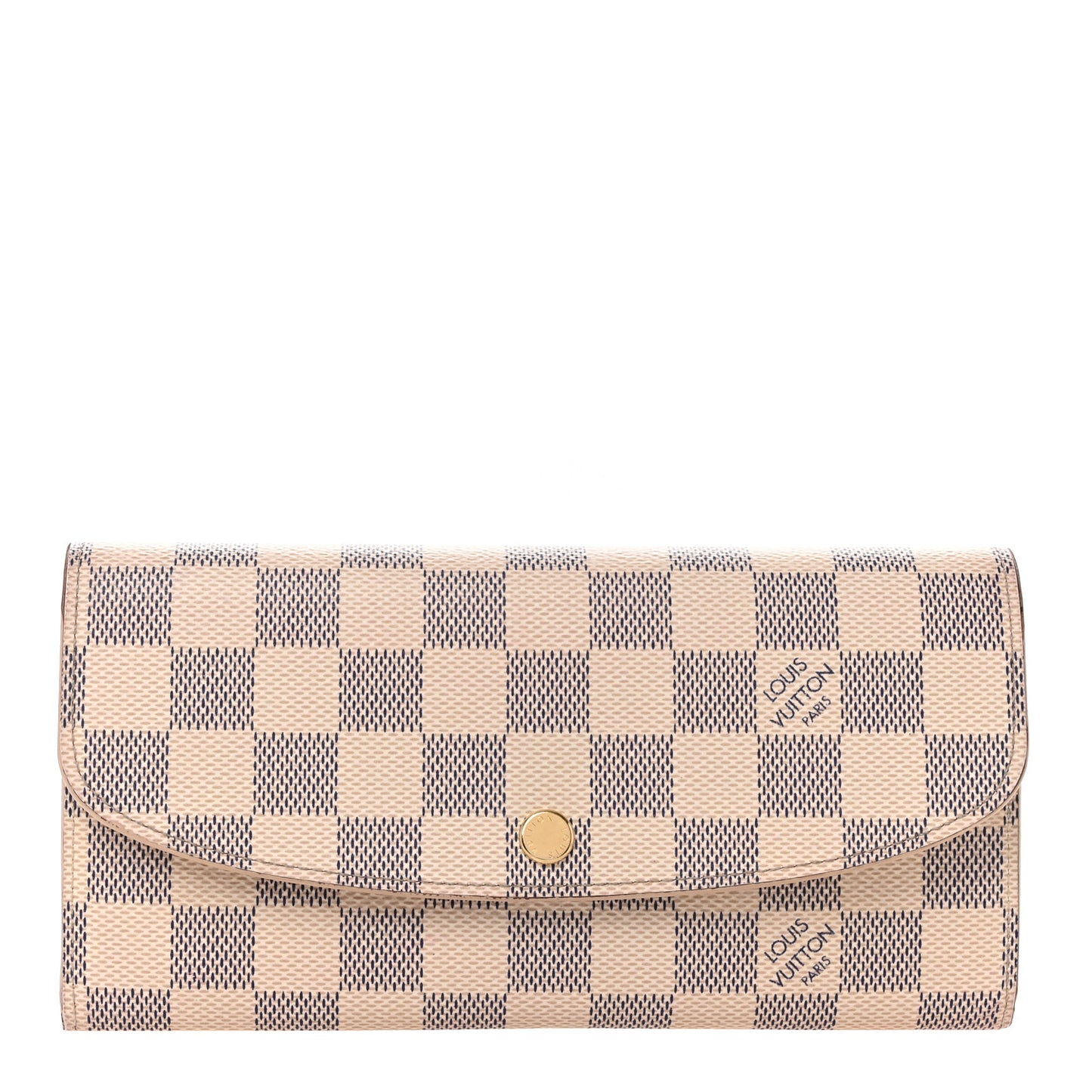 Damier Azur Emilie Wallet Rose Ballerine