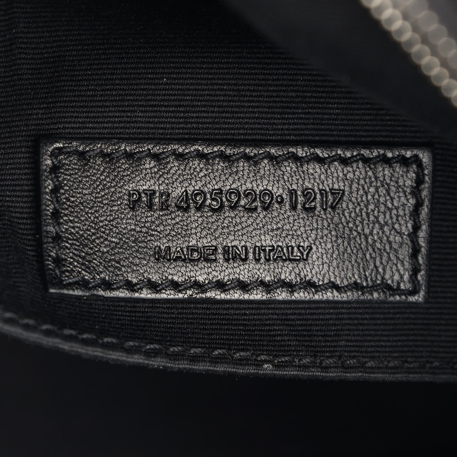 Saint Laurent Calfskin Rose Print Monogram Lou Camera Bag Black 7 of 14