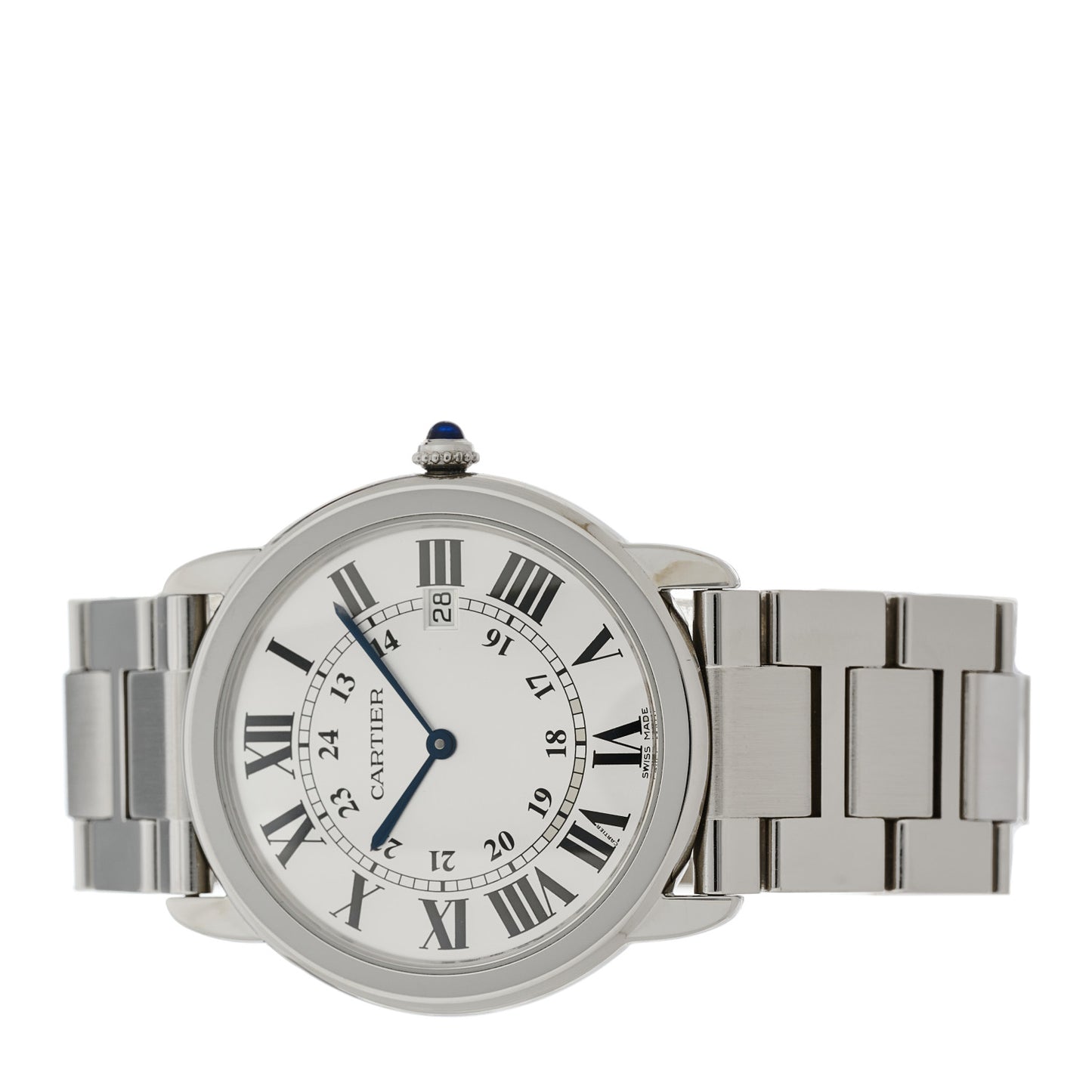 Stainless Steel 36mm Ronde Solo Quartz Watch