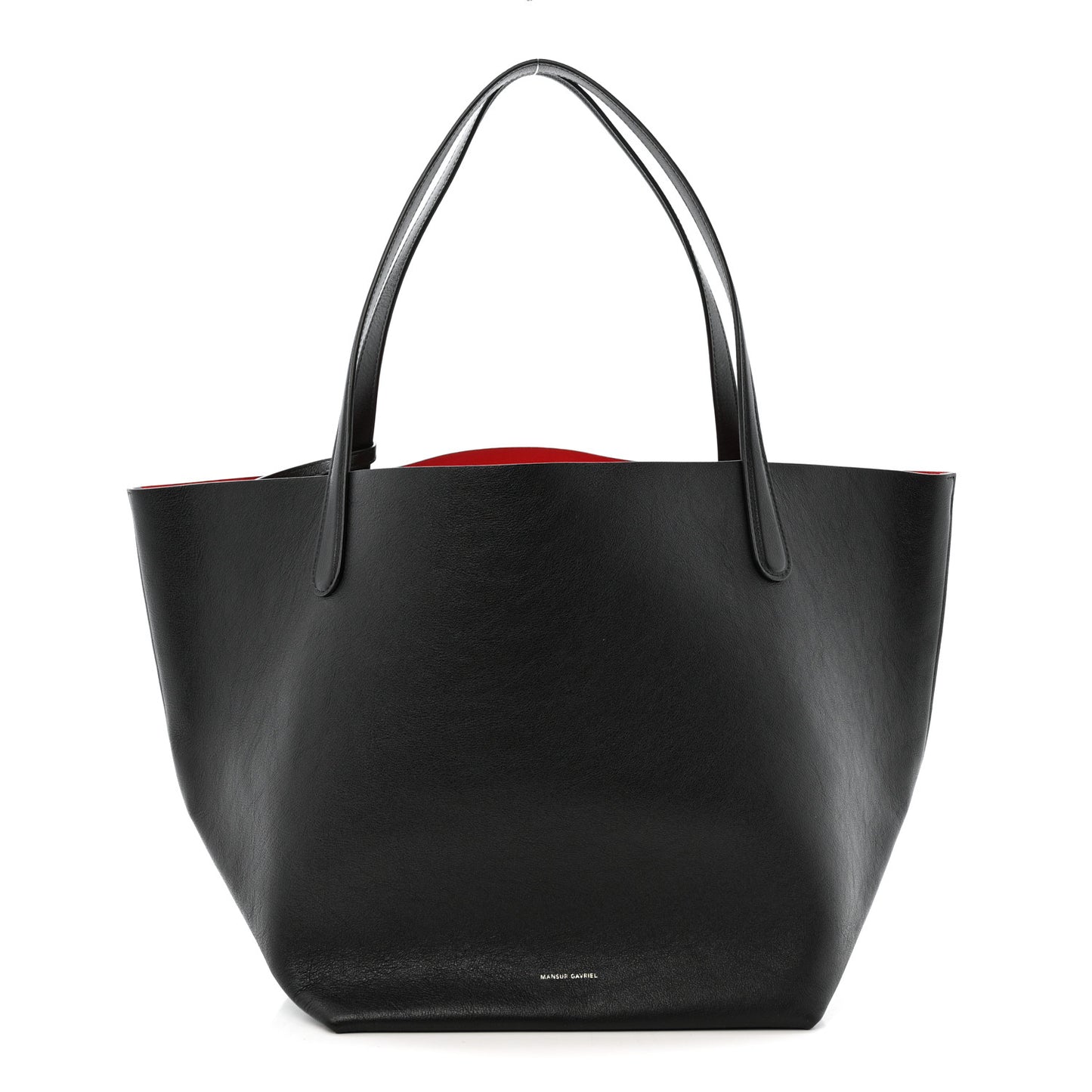 Supple Calfskin Everyday Soft Tote Black