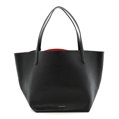 Mansur Gavriel Supple Calfskin Everyday Soft Tote Black 1 of 12