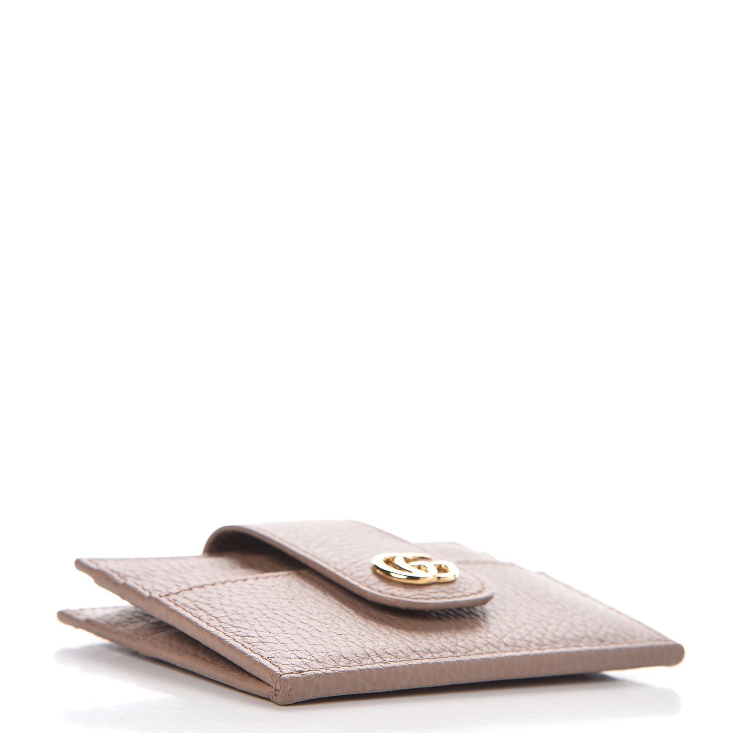 Gucci Dollar Calfskin GG Marmont Card Case Porcelain Rose 4 of 7