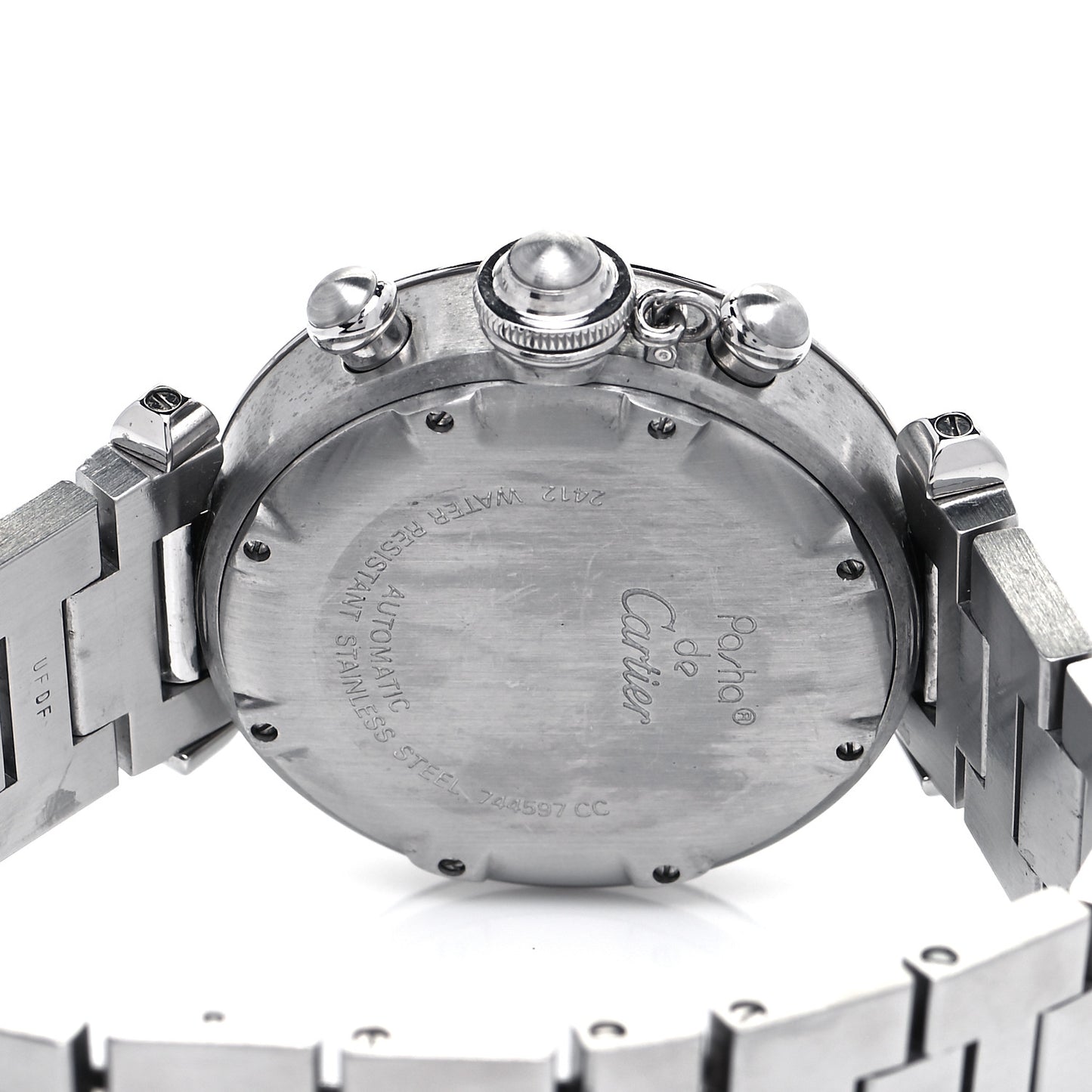 Stainless Steel 35mm Pasha C Chronograph Automatic Watch