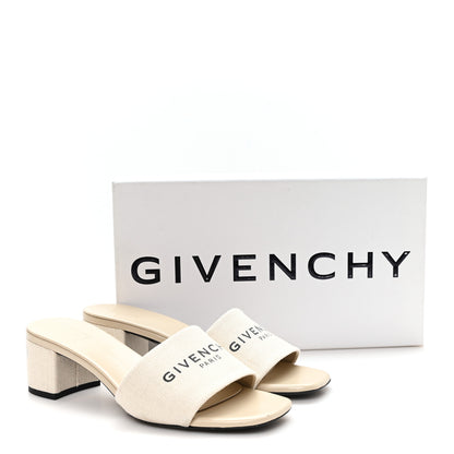 Givenchy Cotton 4G Logo Mule Sandals 40 Beige 11 of 11