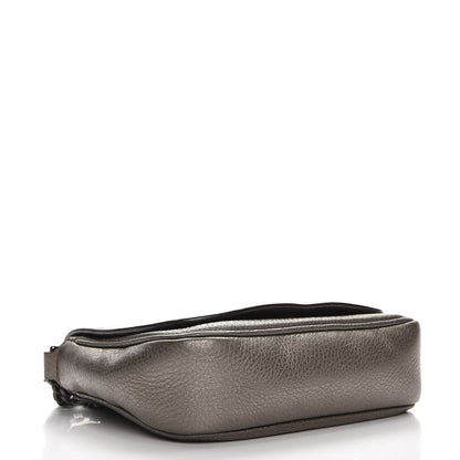 Gucci Metallic Pebbled Calfskin Small Soho Flap Crossbody Sasso 4 of 7