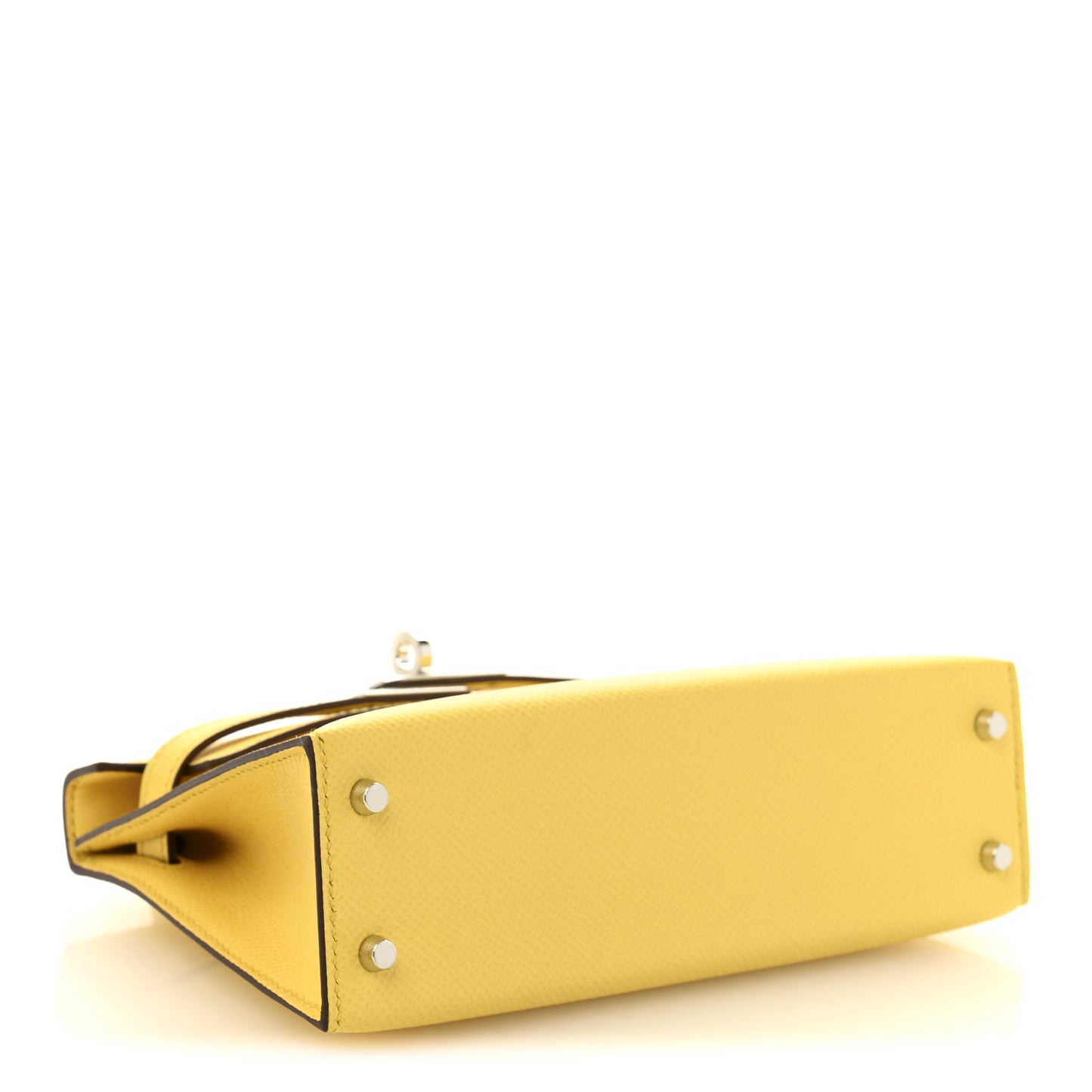 Epsom Mini Kelly Sellier 20 Jaune Mango