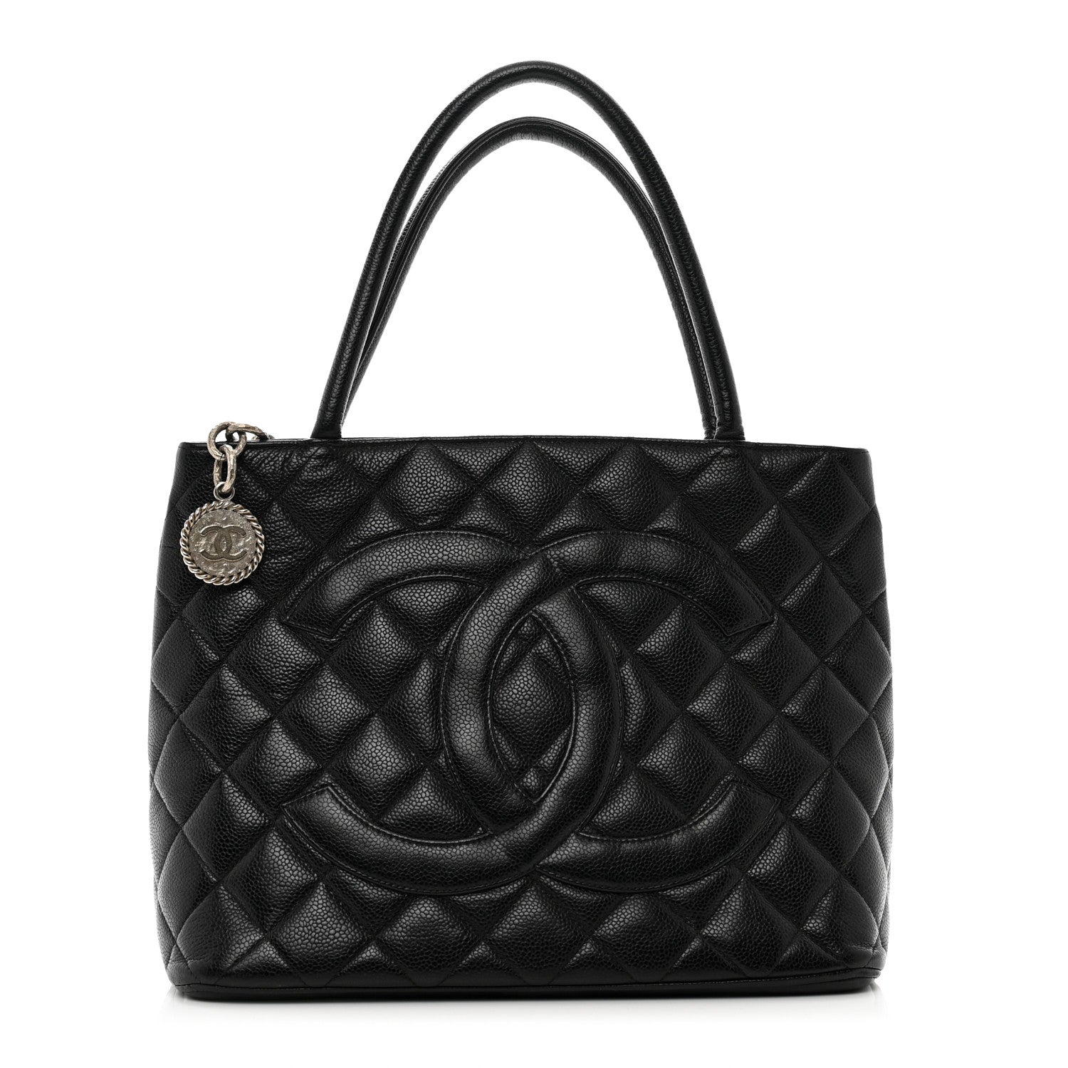 Chanel Caviar Quilted Medallion Tote Black 1 of 10