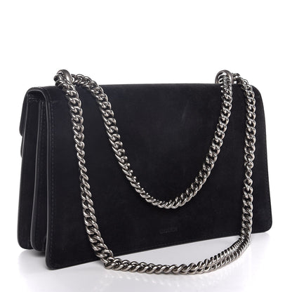 Gucci Suede Small Dionysus Shoulder Bag Black 4 of 8