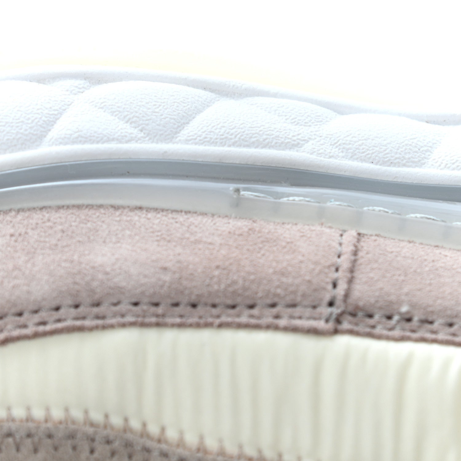Chanel Suede Calfskin Nylon Grosgrain CC Sneakers 36.5 Beige Pink 13 of 13