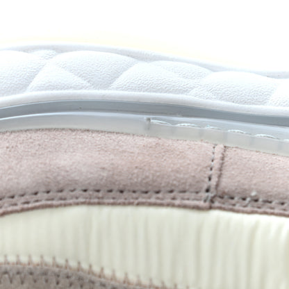 Chanel Suede Calfskin Nylon Grosgrain CC Sneakers 36.5 Beige Pink 13 of 13
