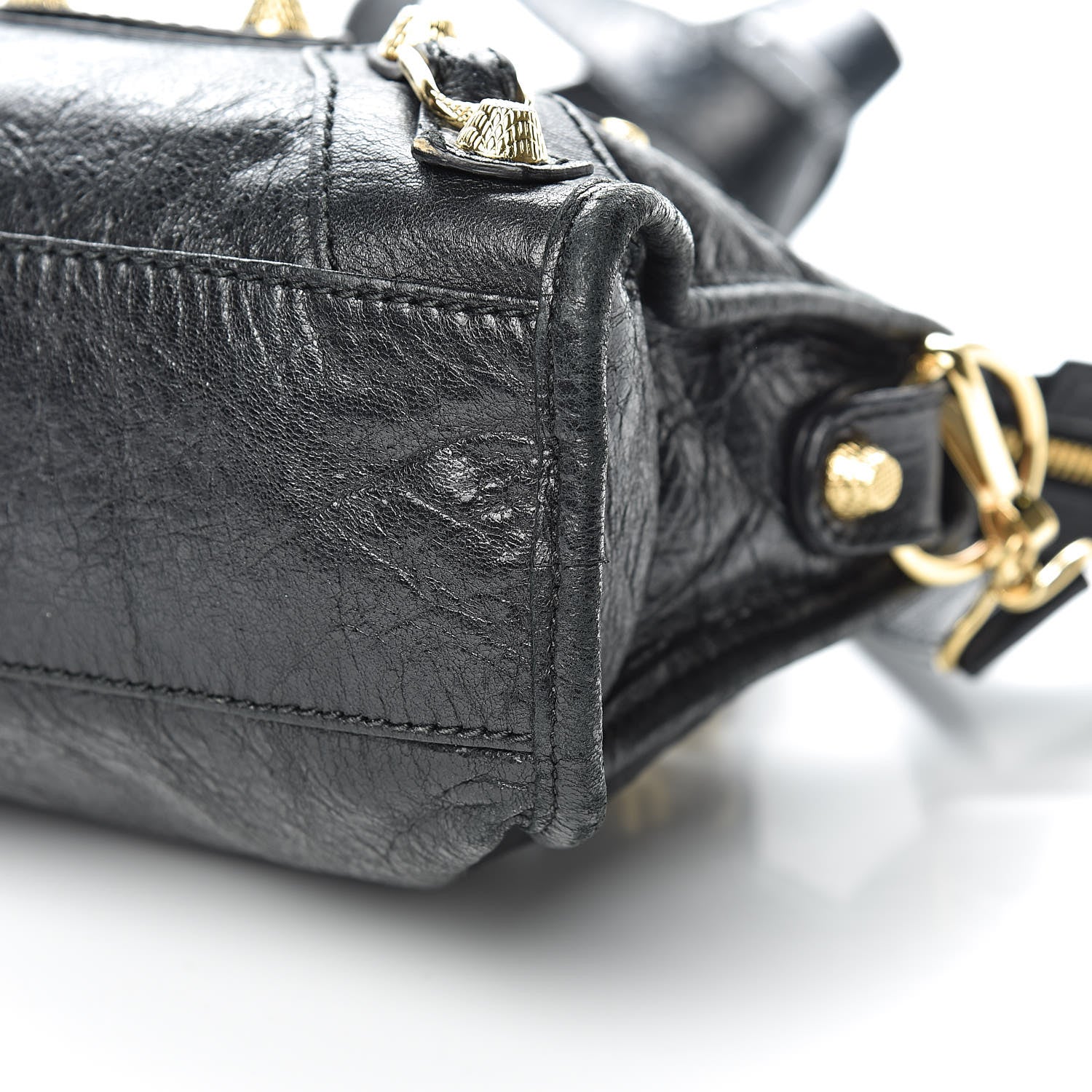Balenciaga Agneau Giant 12 Gold Hardware Mini City Black 10 of 11