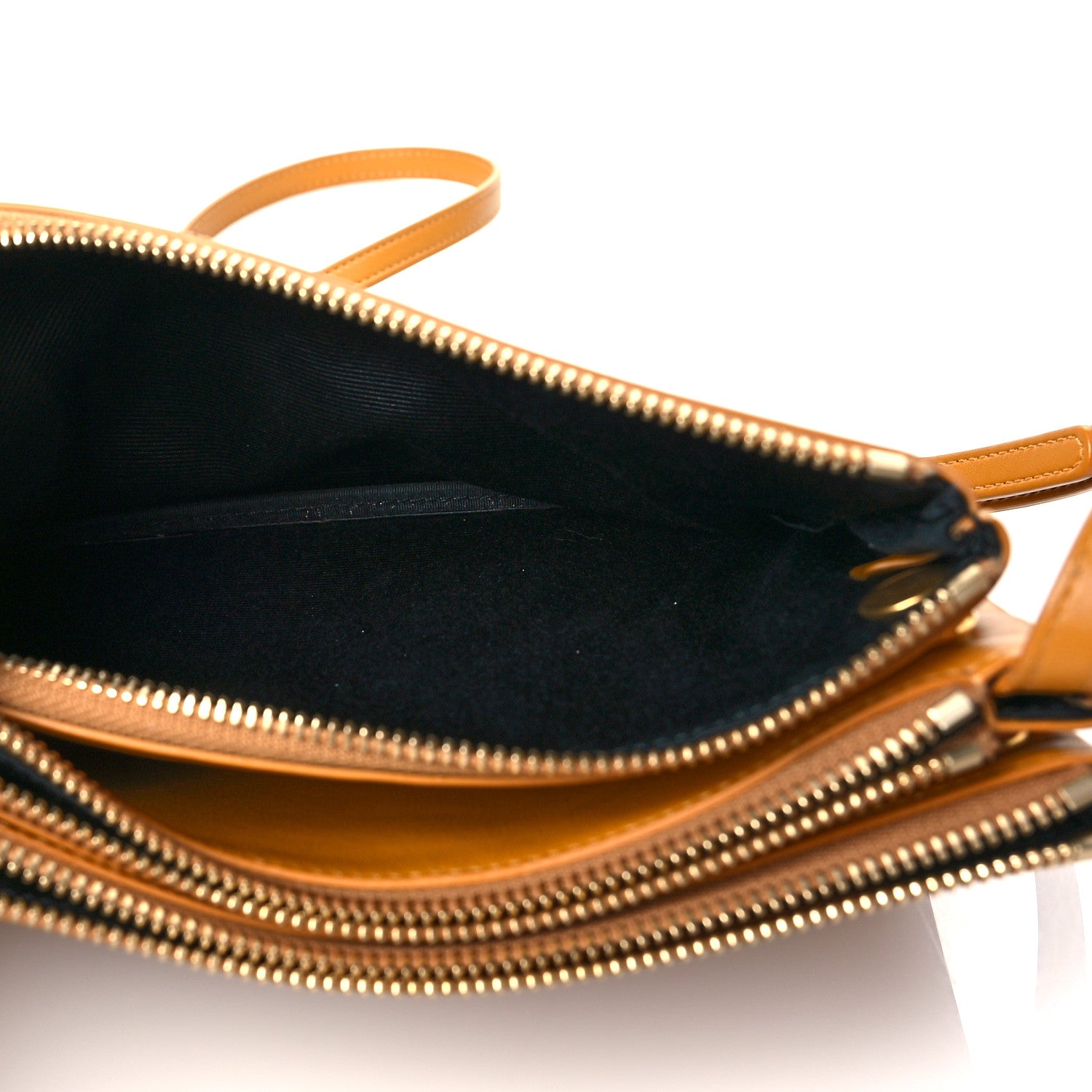 Celine Lambskin Small Trio Crossbody Bag Sunflower 4 of 11