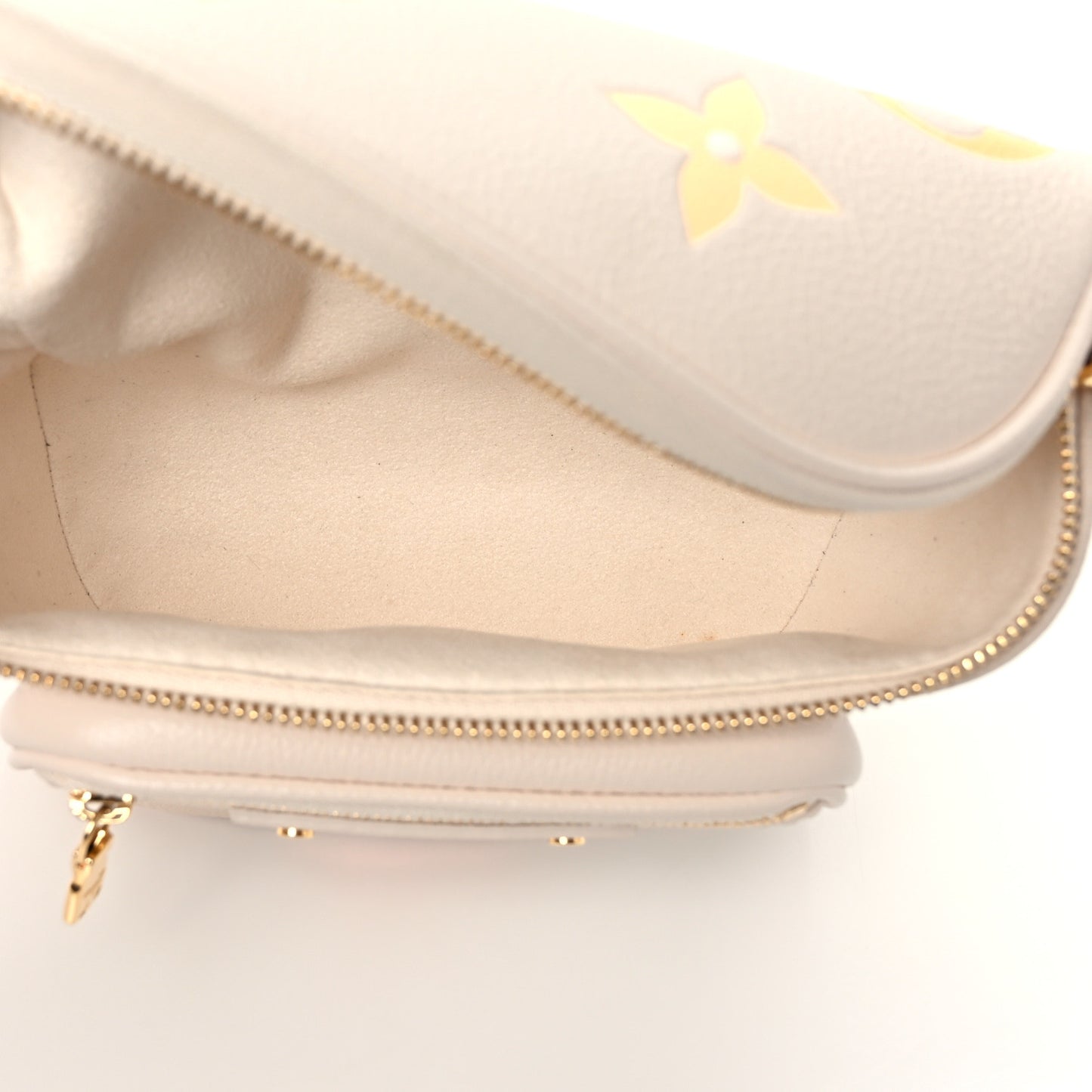 Empreinte Monogram Giant Mini By The Pool Bumbag Cream Saffron