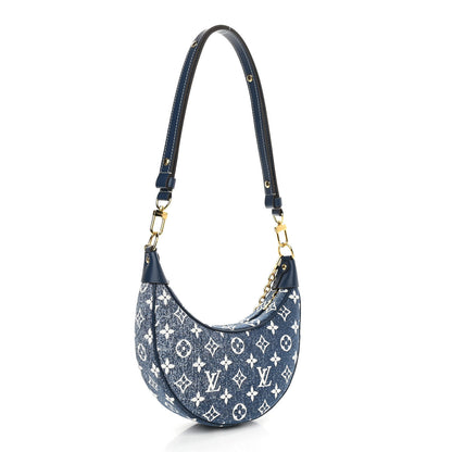 Louis Vuitton Monogram Jacquard Denim Loop Bleu 3 of 10