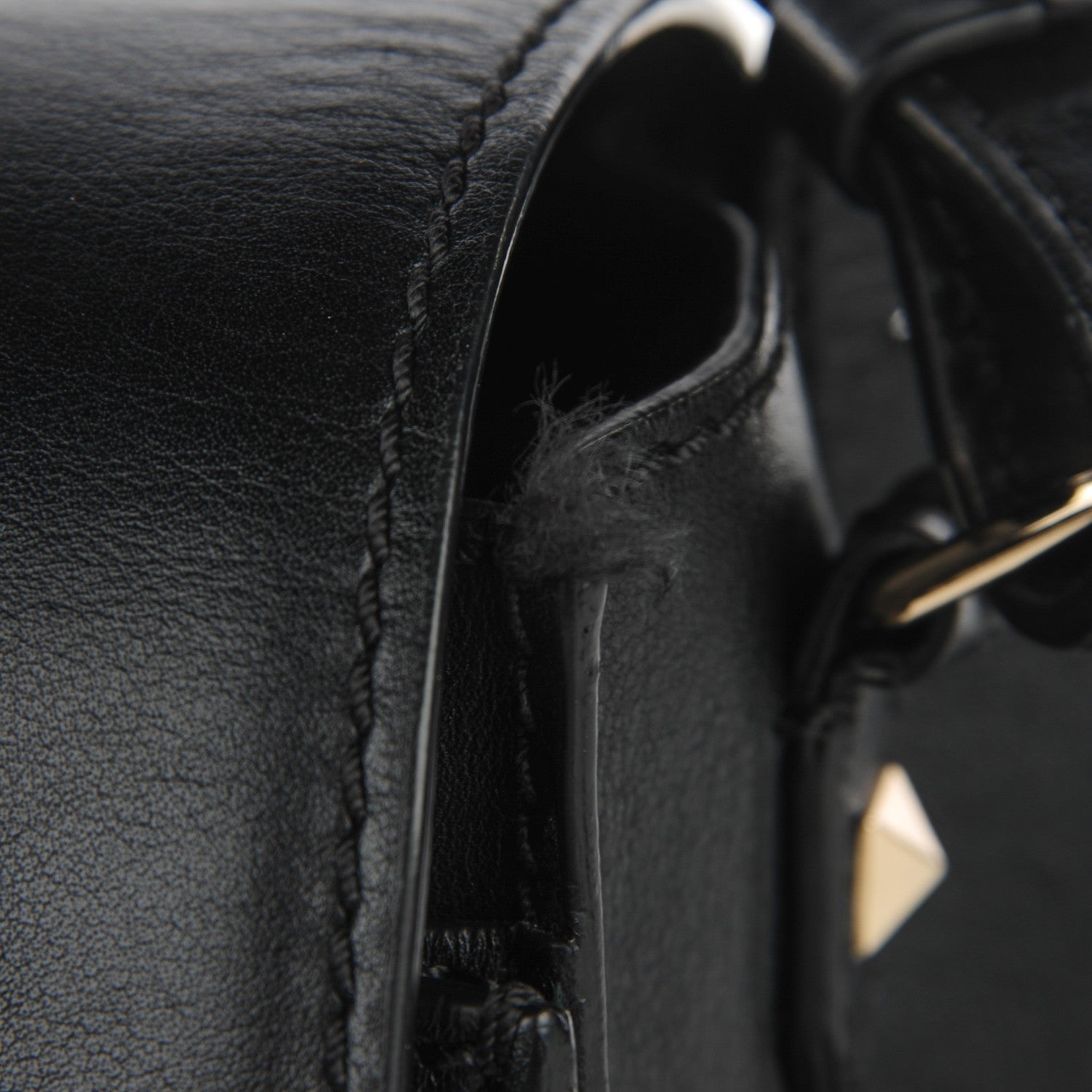 Valentino Garavani Calfskin Rockstud Band Crossbody Bag Black 8 of 8