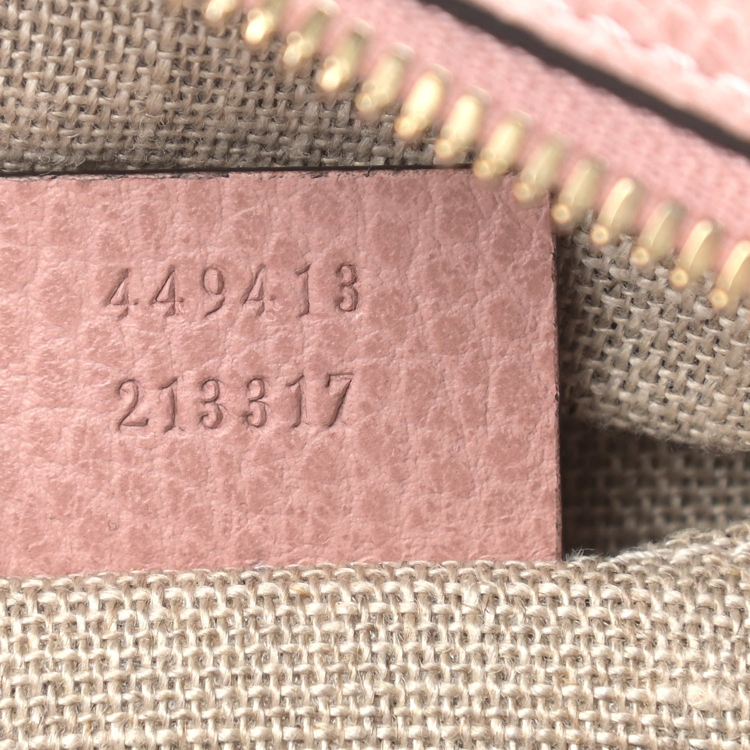 Gucci Monogram Mini Bree Messenger Bag Beige Soft Pink 7 of 9