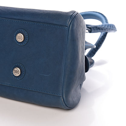 Christian Dior Calfskin Medium My Dior Satchel Turquoise 9 of 11