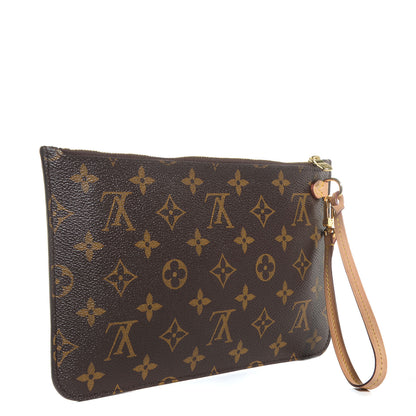 Louis Vuitton Monogram Neverfull MM GM Pochette Fuchsia 3 of 7
