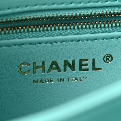 Chanel Lambskin Quilted Small Trendy CC Dual Handle Flap Bag Blue 7 of 13