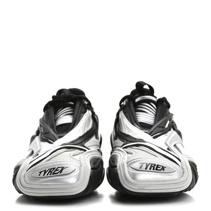 Balenciaga Rubber Womens Mesh Tyrex Sneakers 36 Black Grey 3 of 10