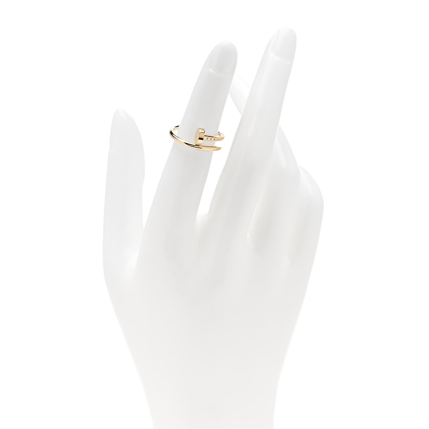 Cartier 18K Yellow Gold Small Juste Un Clou Ring 49 5 2 of 5